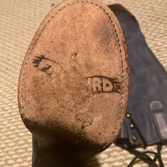 Rare blue grany lace up boot - Picture 2 of 3